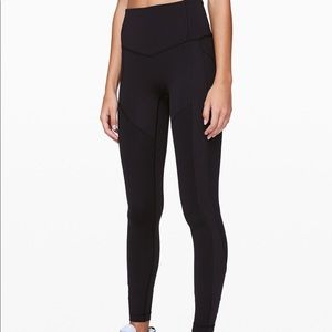 black lululemon all the right places leggings